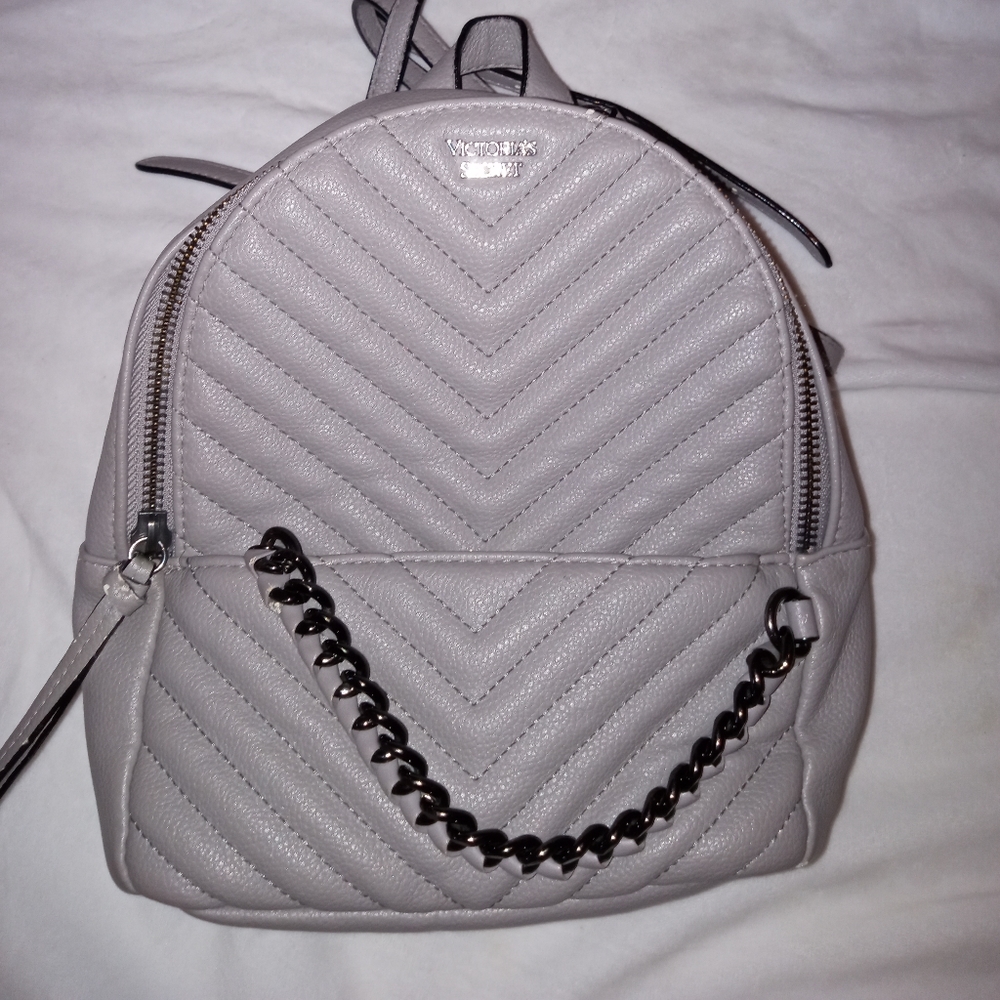 Victoria's Secret gray small backpack